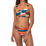 Aima Dora Swimwear Bralette With Zip Top Tops XS / CHAMAREL