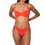 Aima Dora Swimwear Essential Bottom Bottoms XS / PAPAYA SOLO