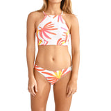 Aima Dora Swimwear High Neck Top Tops XS / TROPICAL LEAVES