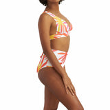 Aima Dora Swimwear High Waisted Bottom Bottoms XS / TROPICAL LEAVES