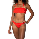 Aima Dora Swimwear Ruffle Bottom Bottoms XS / PAPAYA SOLO