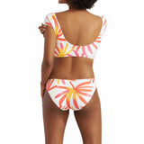 Aima Dora Swimwear Wrap Crop Top Tops