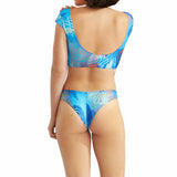 Aima Dora Swimwear Wrap Crop Top Tops