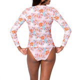 Aima Dora Swimwear Zip Up Long Rash Guard - UPV 50+ sun protection Active