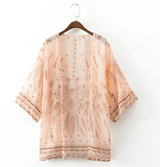 Beach Luxe Beach coat Clothing Khaki / L