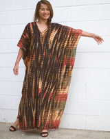 Beach Luxe Cotton Beach Cover-up Robe Dress 730 11 Red / Average Size