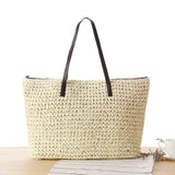 Beach Luxe Summer Vacation Beach Bag Leisure Female Bag Accessories White