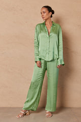 BEFORE ANYONE ELSE AMELIE SHIRT - GREEN MATCHA Shirts & Tops