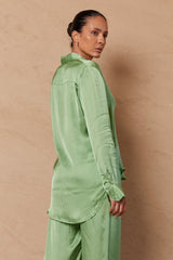BEFORE ANYONE ELSE AMELIE SHIRT - GREEN MATCHA Shirts & Tops
