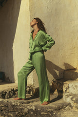BEFORE ANYONE ELSE LOIS PANT - GREEN MATCHA Pants