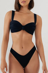 Montce | Black Rib Lulu Bikini Bottom