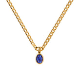 Crystal Stone Pendant Necklace