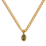 Crystal Stone Pendant Necklace