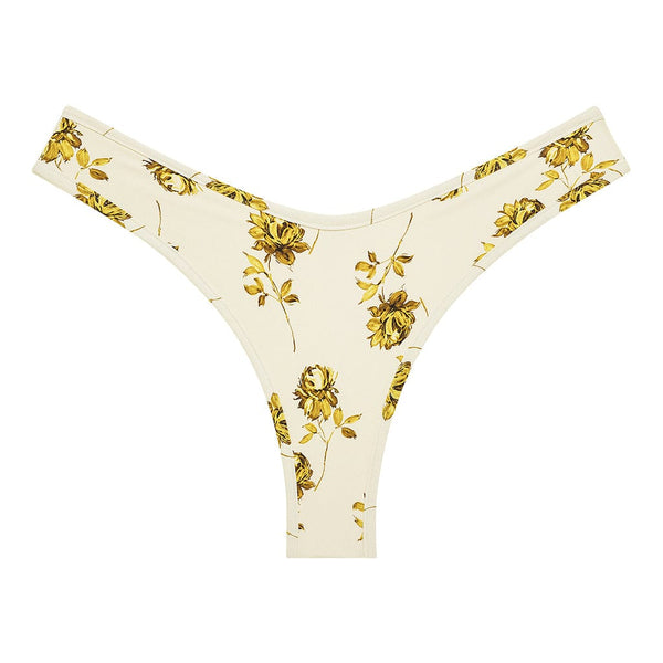 Montce Gold Filigree Added Coverage Lulu Bikini Bottom Bikini Bottom