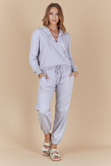 TATE LOUNGE PANTS- BLUE PEARL