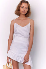 BROOKE MINI SKIRT - WHITE