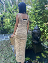 Beach Luxe Beach Luxe | Natalie Sleeveless Hand Crocheted Dress Dresses