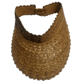 Beach Luxe Havana Sun Visor - Tan Hat