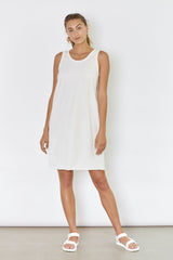 BEFORE ANYONE ELSE DRIFTER DRESS - WHITE