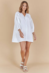 BEFORE ANYONE ELSE IVY DRESS - WHITE