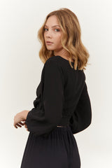 BEFORE ANYONE ELSE LUCY TOP - BLACK Apparel & Accessories