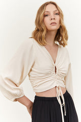 BEFORE ANYONE ELSE LUCY TOP - CREAM