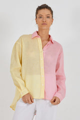 BEFORE ANYONE ELSE MALLOW DUO SHIRT - CANDY FLOSS & YELLOW SUNLIGHT Apparel & Accessories