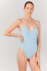 BEFORE ANYONE ELSE SUMMI KNIT BODYSUIT - BLUE OCEAN