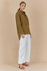 BEFORE ANYONE ELSE ZEPHYR SHIRT - OLIVE GREEN