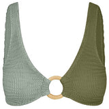 CLEONIE Cleonie | OCEANIA KINI MULTI bikini top MOSS SAGE / DELICATE