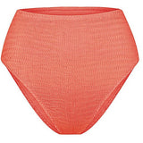 CLEONIE DUNE HIGH BRIEF bikini Bottoms ONE SIZE / CORAL