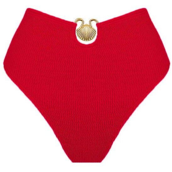 CLEONIE ISLAND HIGH BRIEF (all colours) ONE SIZE / CHERRY