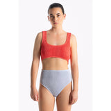 CLEONIE LAGUNA MAILLOT One Piece ONE SIZE / CORAL CLOUD GREY