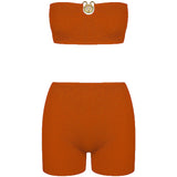 CLEONIE NOOSA KINI (all colours) tops ONE SIZE / ESPRESSO