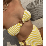 CLEONIE SEA KINI BLOCK COLOUR (all colours) ONE SIZE / SUNSHINE STRIPE