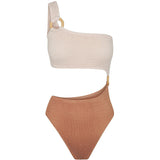 CLEONIE SHELL MAILLOT MULTI One Piece ONE SIZE / ESPRESSO SHELL