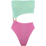 CLEONIE SWELL MAILLOT MULTI One Piece ONE SIZE / MAGENTA MINT