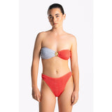 CLEONIE VENICE KINI MULTI bikini tops CORAL CLOUD GREY / GODDESS