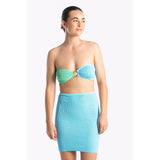 CLEONIE VENICE KINI MULTI bikini tops SKY MINT / GODDESS