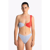 CLEONIE WATEGOS KINI MULTI bikini tops CORAL CLOUD GREY / DELICATE