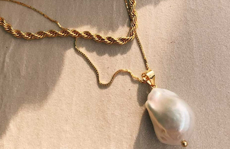 Cult of Sun Cult of Sun | Floating Pearl Necklace | Single Necklace
