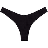 Montce Montce | Black Crochet Lulu (Zig Zag Stitch) Bikini Bottom Bikini Bottom