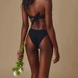 Montce Montce | Black Crochet Lulu (Zig Zag Stitch) Bikini Bottom Bikini Bottom