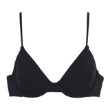 Montce Montce | Black Rib Dainty Bikini Top Bikini Top