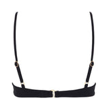 Montce Montce | Black Rib Dainty Bikini Top Bikini Top