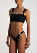 PARAMIDONNA | Joyful and cool swimwear and beachwear brand STELLA BUBBLE BLACK