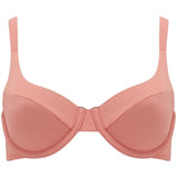 Revivre - to live again The 'Celine' Reversible Underwire Bikini Bra in Azura Rose bikini tops