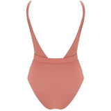 Revivre - to live again The 'Elle' Reversible One Piece in Azura Rose one piece