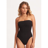 Seafolly Sea Dive | DD Bandeau One Piece | Black One Piece