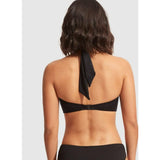 Seafolly Seafolly | Halter Bandeau | Black bikini top